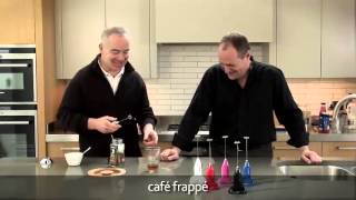 How to make a frappé coffee using an aerolatte milk frother [upl. by Vanhomrigh526]