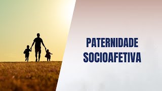 Paternidade socioafetiva [upl. by Vel]