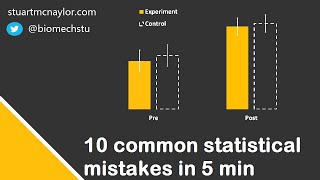 Ten Statistical Mistakes in 5 Min [upl. by Brandon547]