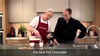 How to make a hot chocolate using an aerolatte milk frother [upl. by Darren]