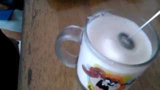 Aerolatte Review Frothing Cold Milk In Under 1 Minute [upl. by Koah]